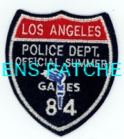 CALIFORNIA,LOS ANGELES POLICE SUMMER GAMES 1984 OLYMPICS 1